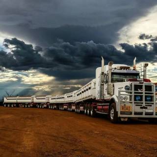 Australian road trains wallpaper