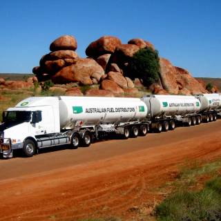 Australian road trains wallpaper