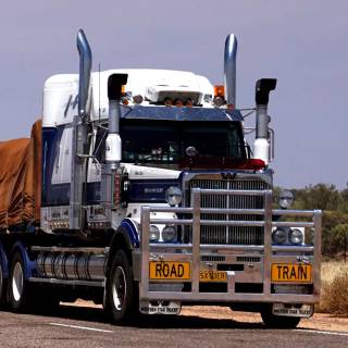 Australian road trains wallpaper