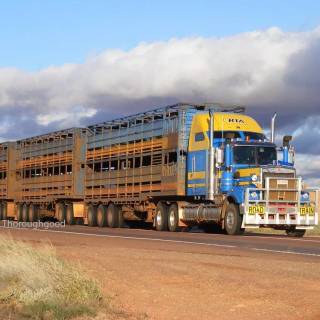 Australian road trains wallpaper
