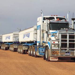 Australian road trains wallpaper