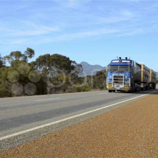Australian road trains wallpaper