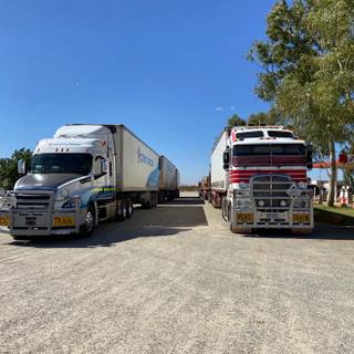 Australian road trains wallpaper