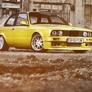 BMW M5 smoke 1920x1080 wallpaper