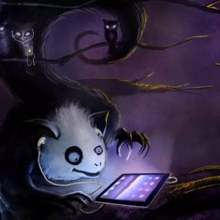 Soft horror wallpaper