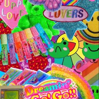 Kidcore Kpop wallpaper