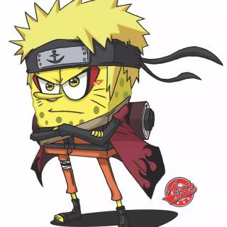 Spongebob Naruto wallpaper