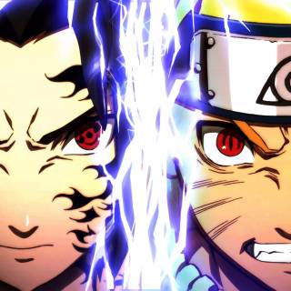 Naruto vs Sasuke 4k PC wallpaper