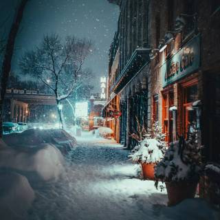 Snow weather wallpaper