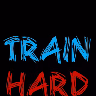 Train Hard wallpaper