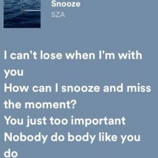 SZA Snooze wallpaper