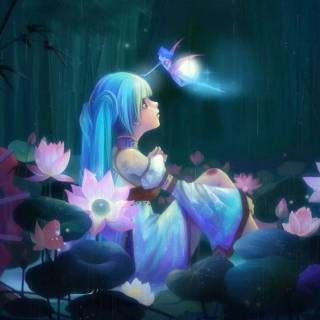 Anime fairy desktop wallpaper