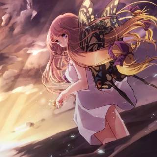 Anime fairy desktop wallpaper