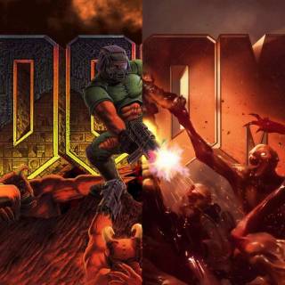 Classic Doom desktop wallpaper