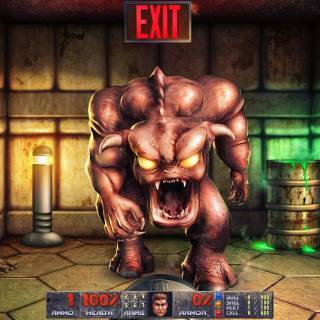 Classic Doom desktop wallpaper