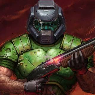 Classic Doom desktop wallpaper