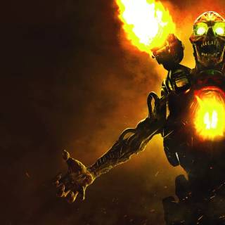 Classic Doom desktop wallpaper