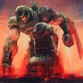 Classic Doom desktop wallpaper