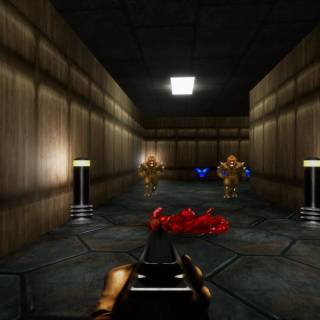 Classic Doom desktop wallpaper