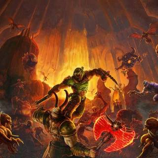 Classic Doom desktop wallpaper