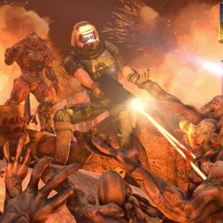 Classic Doom desktop wallpaper