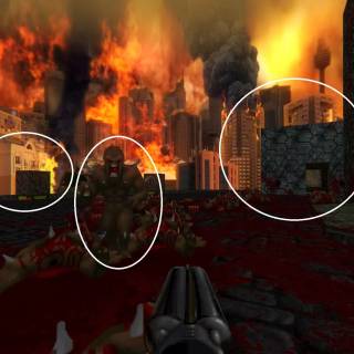 Classic Doom desktop wallpaper