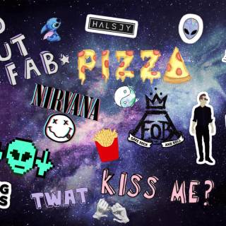 HD laptop grunge wallpaper