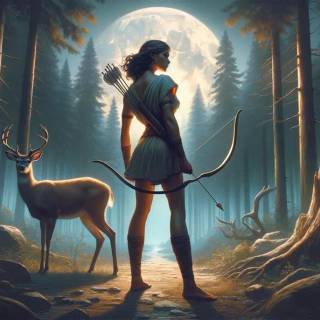Artemis goddess wallpaper