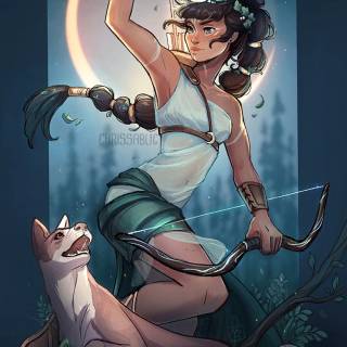 Artemis goddess wallpaper