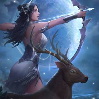Artemis goddess wallpaper