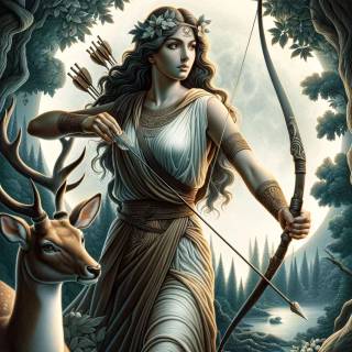 Artemis goddess wallpaper