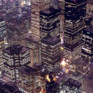 iPhone city lights wallpaper