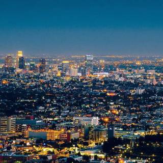 iPhone city lights wallpaper