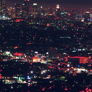 iPhone city lights wallpaper