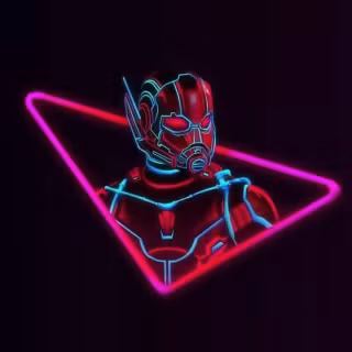 Neon Avengers iPhone wallpaper