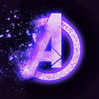 Neon Avengers iPhone wallpaper