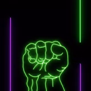 Neon Avengers iPhone wallpaper