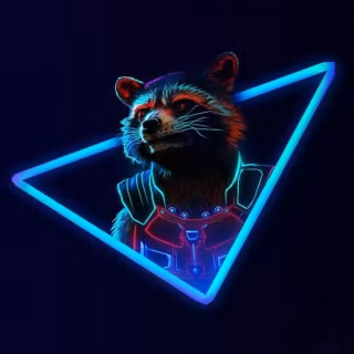 Neon Avengers iPhone wallpaper