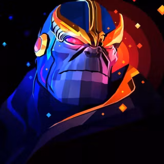 Neon Avengers iPhone wallpaper