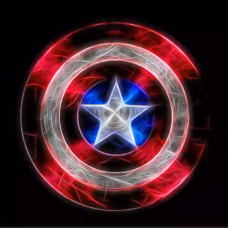 Neon Avengers iPhone wallpaper
