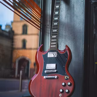 Gibson SG phone wallpaper