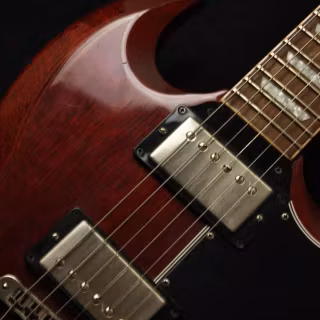 Gibson SG phone wallpaper