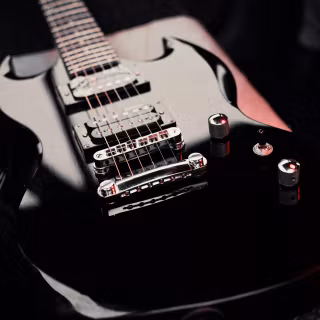 Gibson SG phone wallpaper