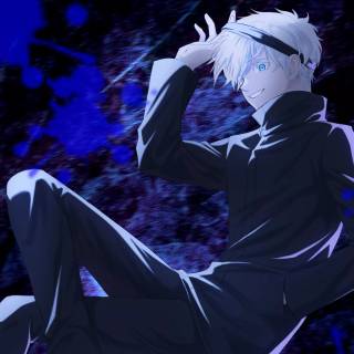 Gojo blue 4k wallpaper