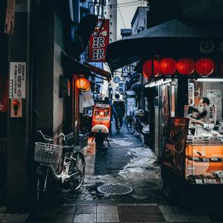 4k Japan street wallpaper