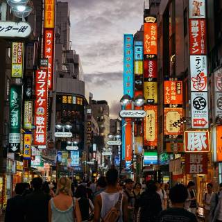 Japan night mobile wallpaper