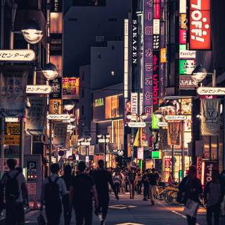4k Japan street wallpaper