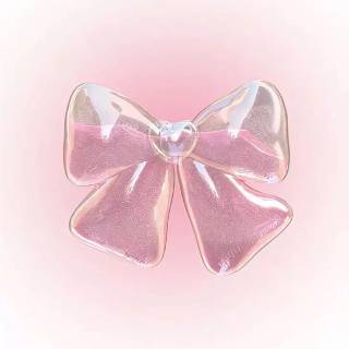 3D pink bow wallpaper
