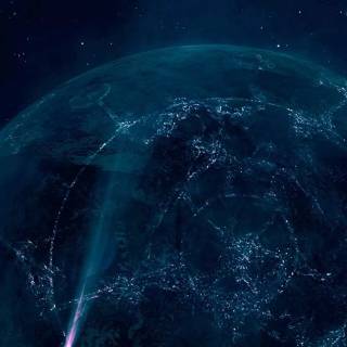 iPhone XR space wallpaper