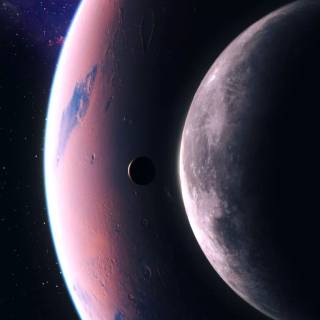 iPhone XR space wallpaper